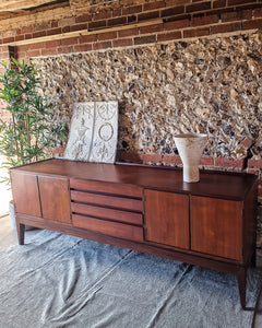 Mid Century Large Teak Sideboard