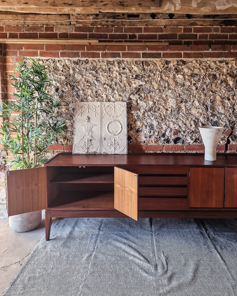 Mid Century Large Teak Sideboard