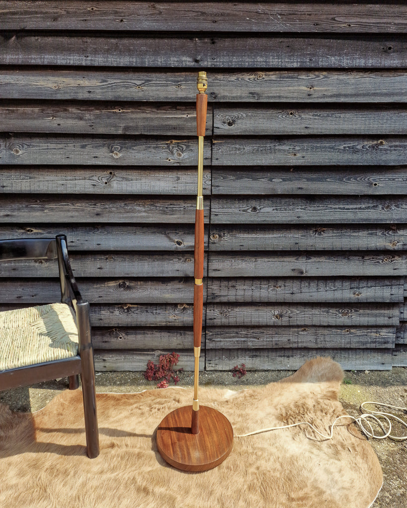 Mid Century Standard Floor Lamp inc. Shade