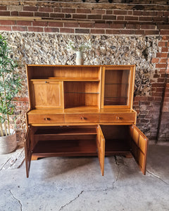 Mid Century Nathan Teak Display / Cocktail 