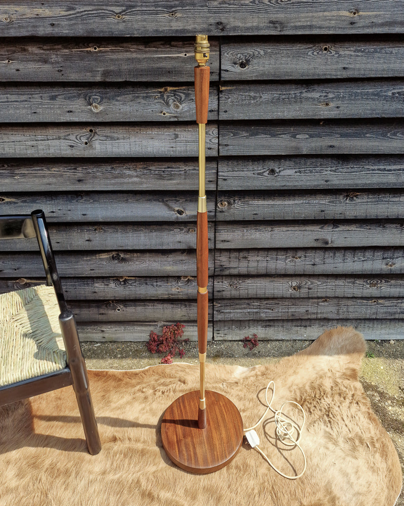 Mid Century Standard Floor Lamp inc. Shade