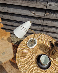 Mid Century Desk Lamp (Cream)
