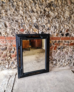 Antique Dutch Large Ripple Mirror