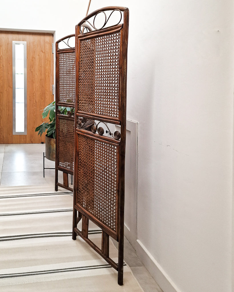 Vintage Bamboo Screen / Room Divider