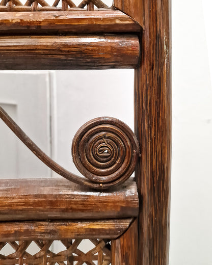 Vintage Bamboo Screen / Room Divider