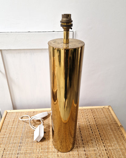 Mid Century Brass  Cynical Table Lamps (Pair)