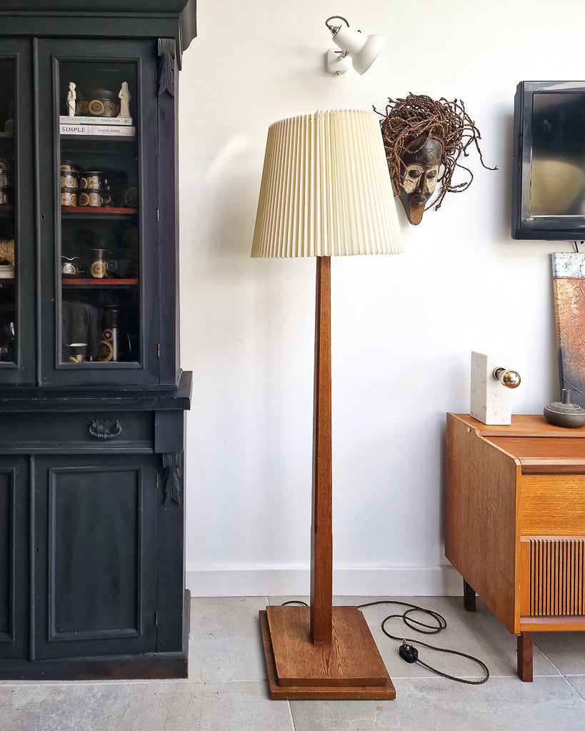 Art Deco Standard Floor Lamp inc. Shade