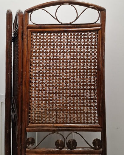 Vintage Bamboo Screen / Room Divider