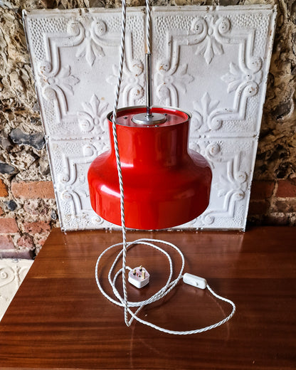 Mid Century Hanging Ceiling Pendant Light 'Bumling'