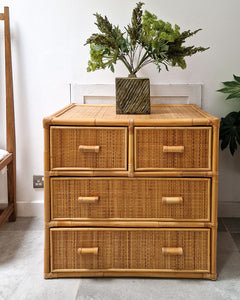 Bamboo wood dresser deals