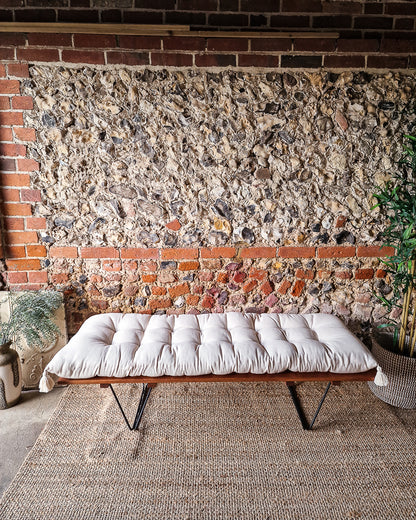 Mid Century Teak Hall Bench / Coffee Table