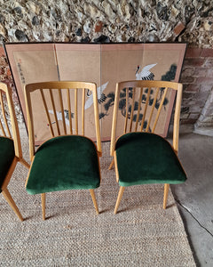 Mid Century Teak Dining Chairs by Ligna
