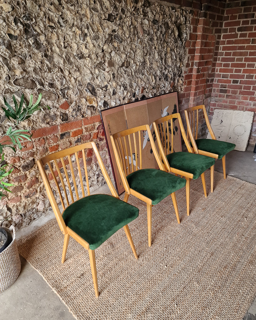 Mid Century Teak Dining Chairs by Ligna
