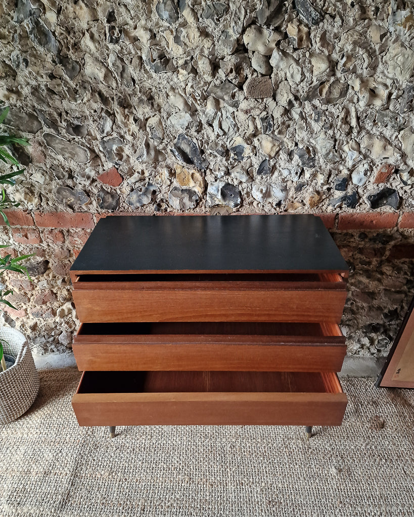 Mid Century Teak Chest of Drawers