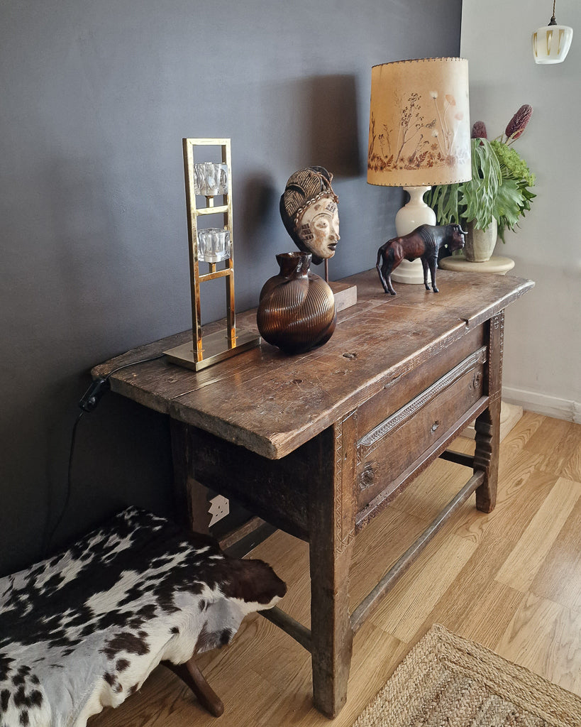 Rustic 19th Century Console Table / Kitchen Island