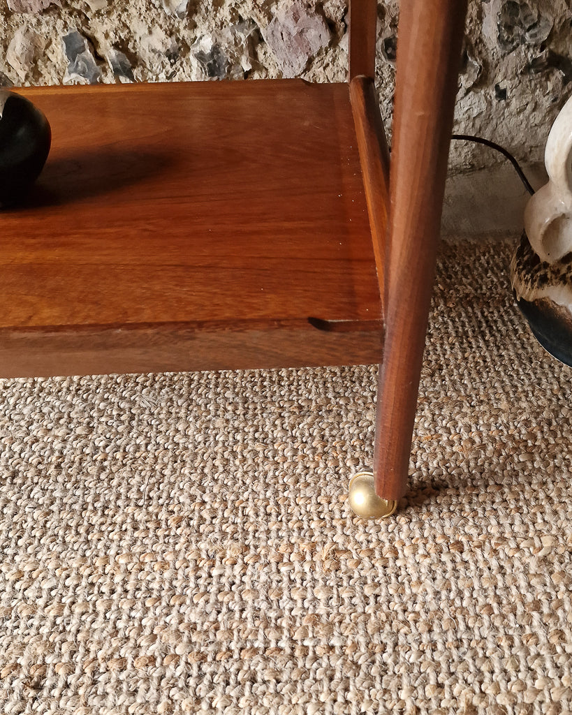 Mid Century Teak Cocktail Trolley