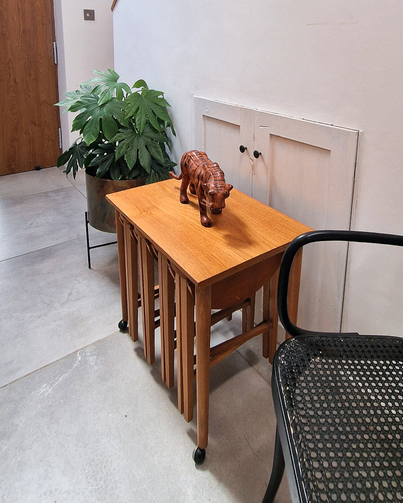 Mid Century Teak Nesting Tables