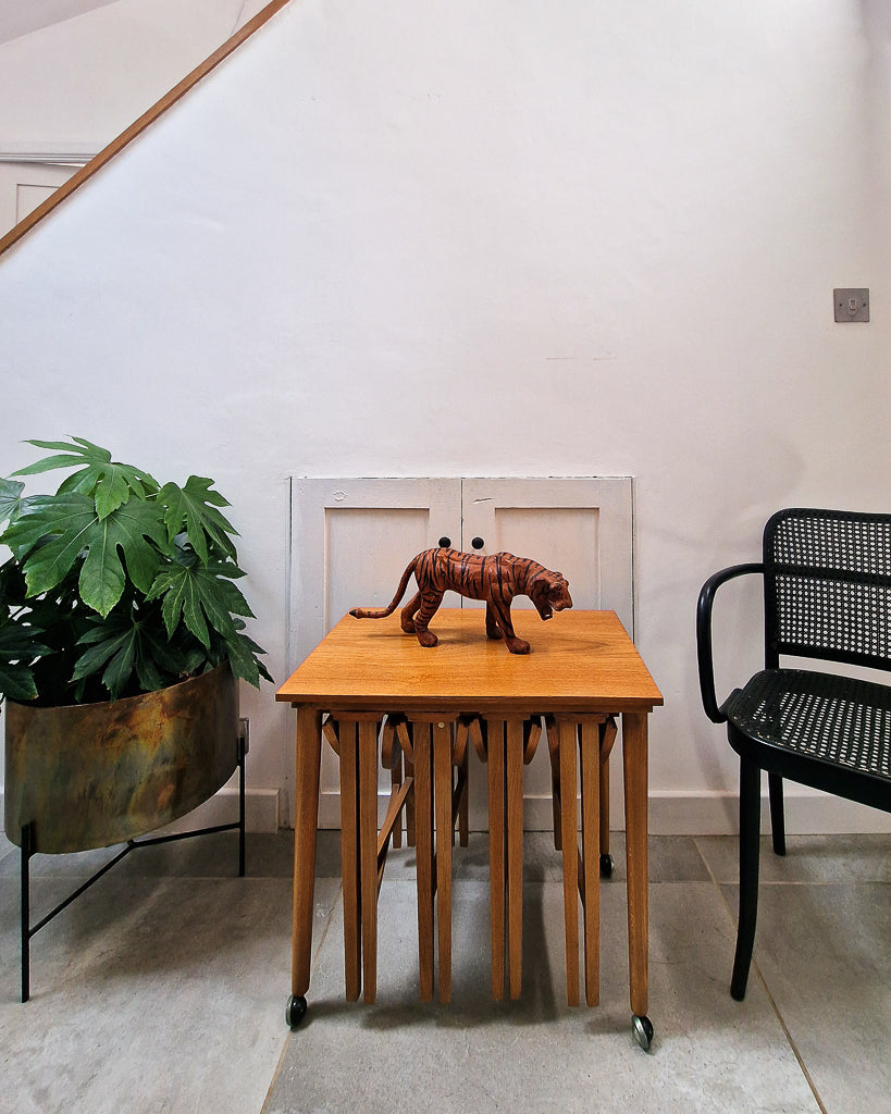Mid Century Teak Nesting Tables