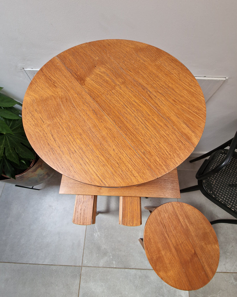 Mid Century Teak Nesting Tables