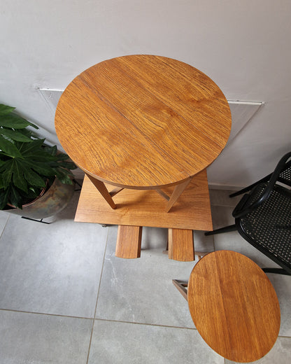 Mid Century Teak Nesting Tables