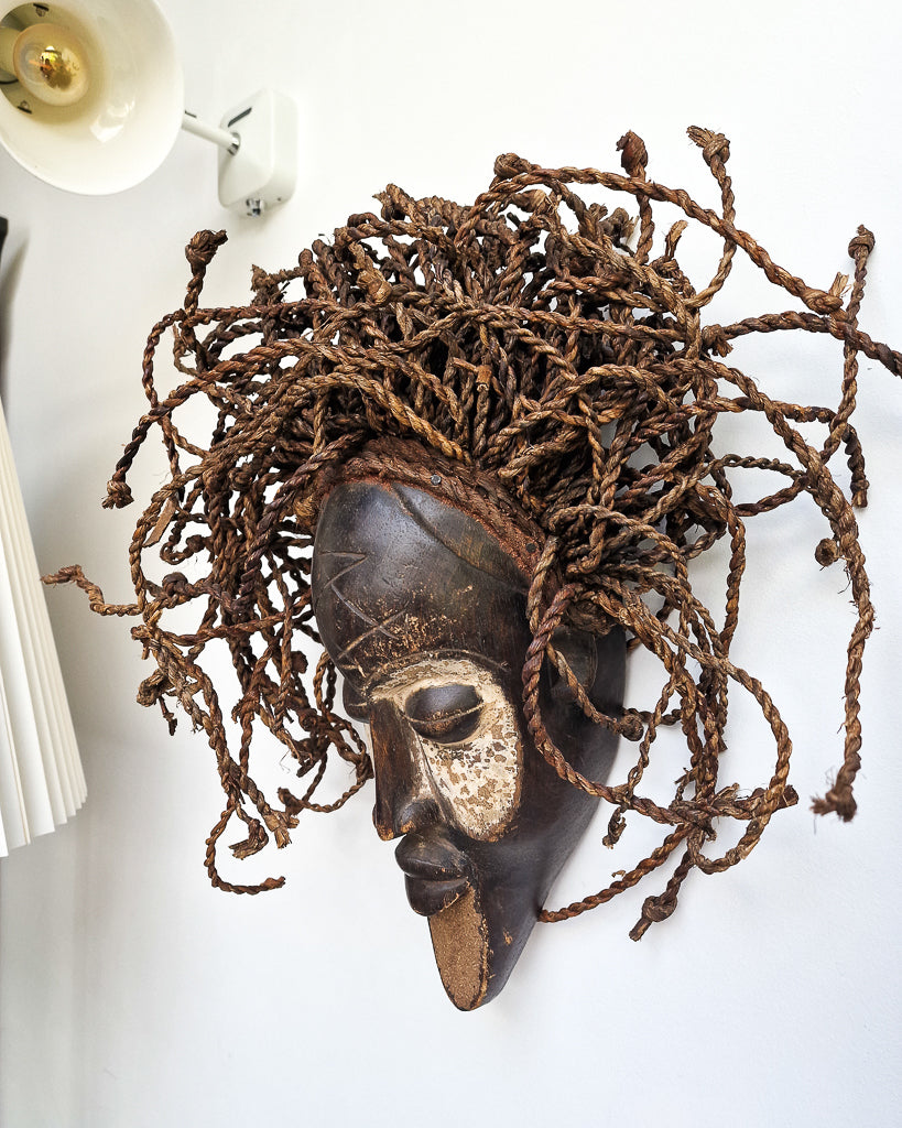 Antique African Wall Mounted Mask