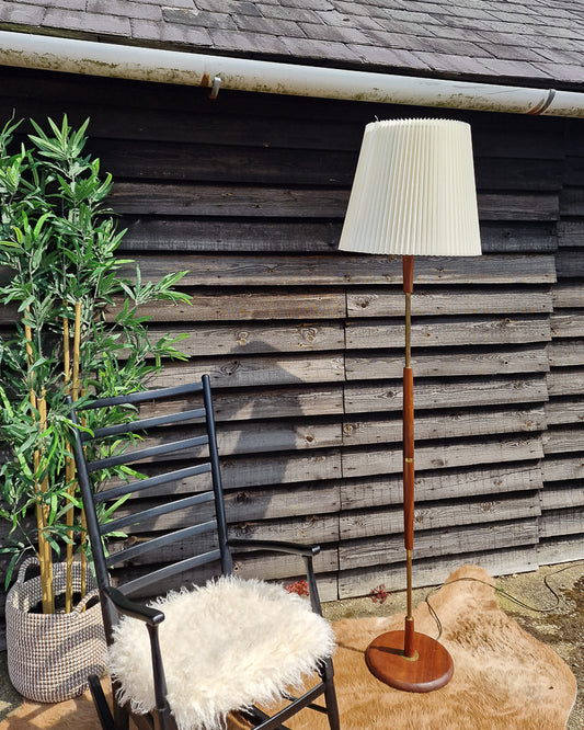 Mid Century Standard Floor Lamp inc. Shade