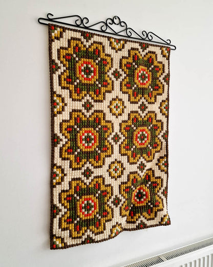 Norwegian Wool Tapestry Wall Hanging