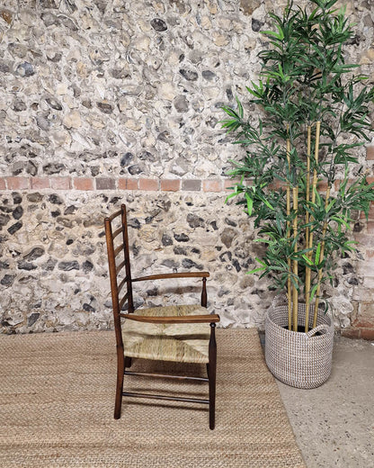 Arts & Craft Low Fireside Chairs & Foot Stool
