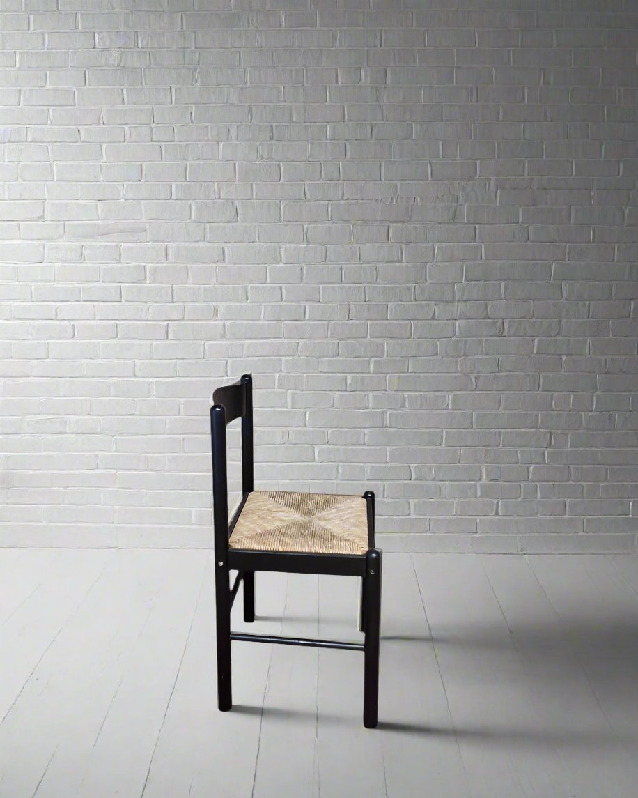 Mid Century Ebonised Dining Chairs (x4)