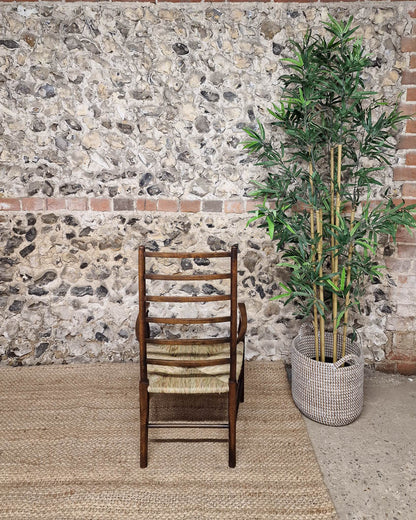 Arts & Craft Low Fireside Chairs & Foot Stool