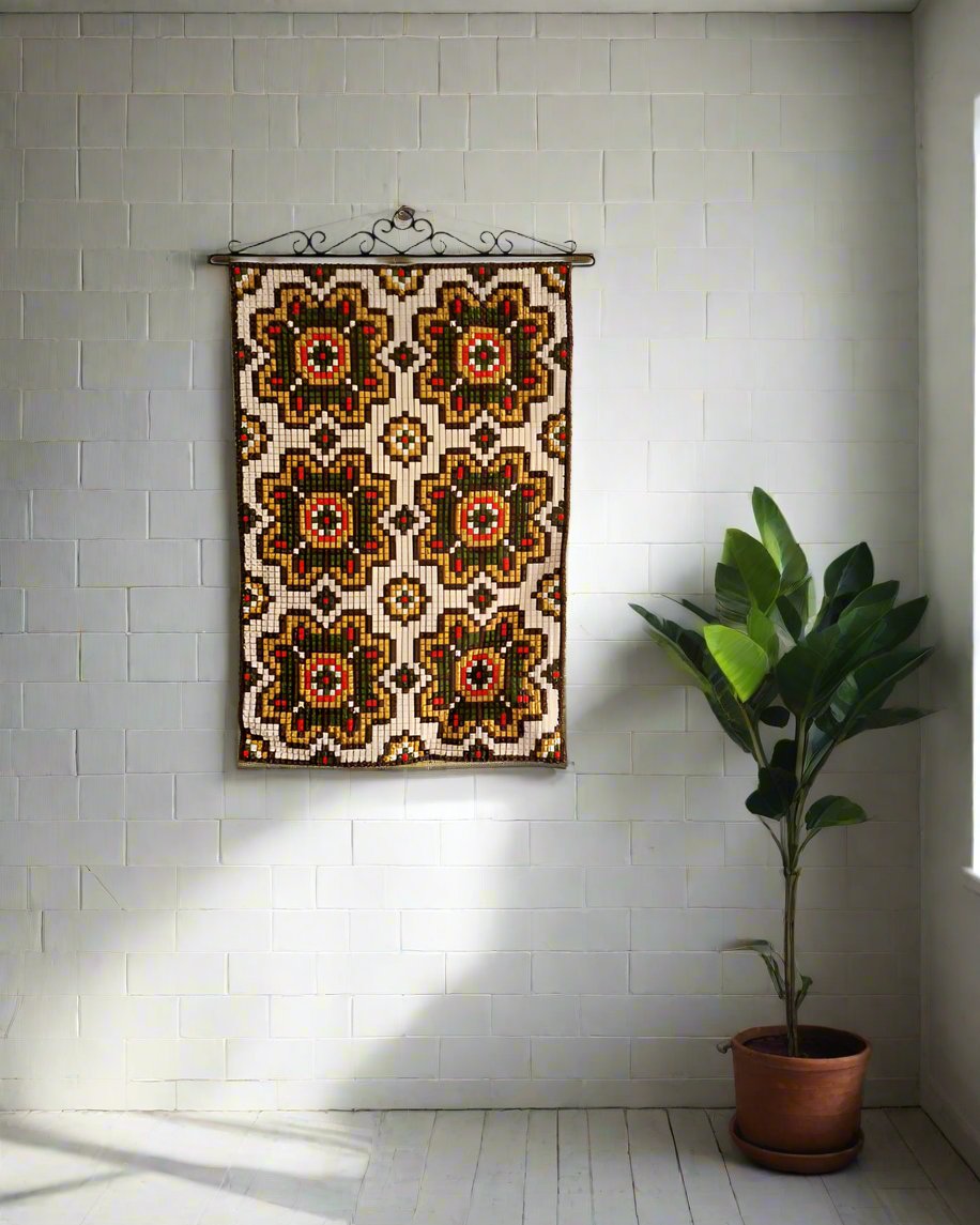 Norwegian Wool Tapestry Wall Hanging