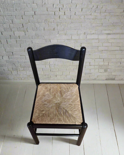 Mid Century Ebonised Dining Chairs (x4)