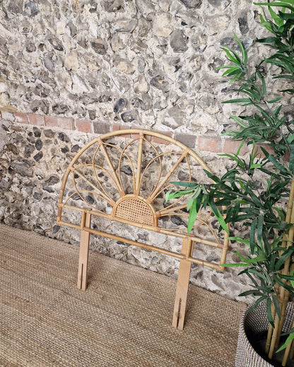 Vintage Bamboo Single Headboard