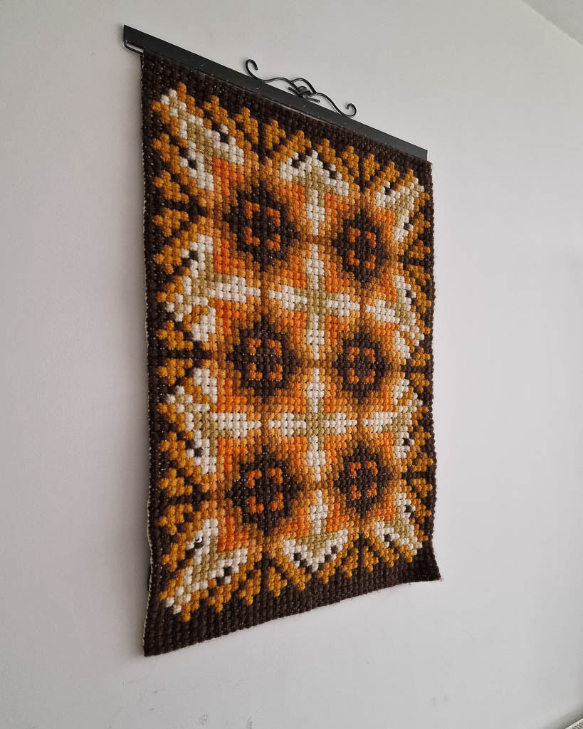 Norwegian Wool Tapestry Wall Hanging
