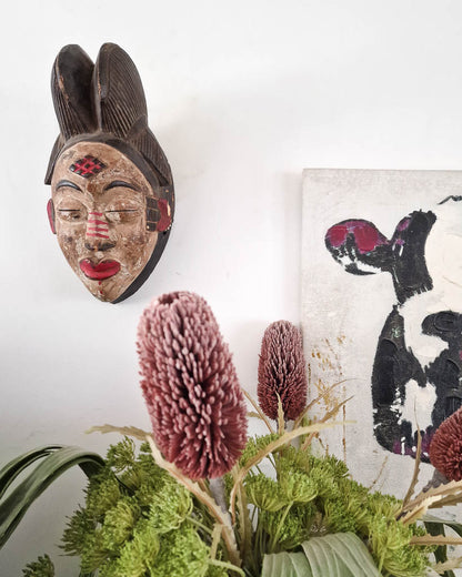 Antique African Wall Mounted Mask