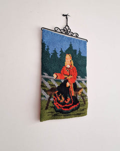 Norwegian Wool Tapestry Wall Hanging