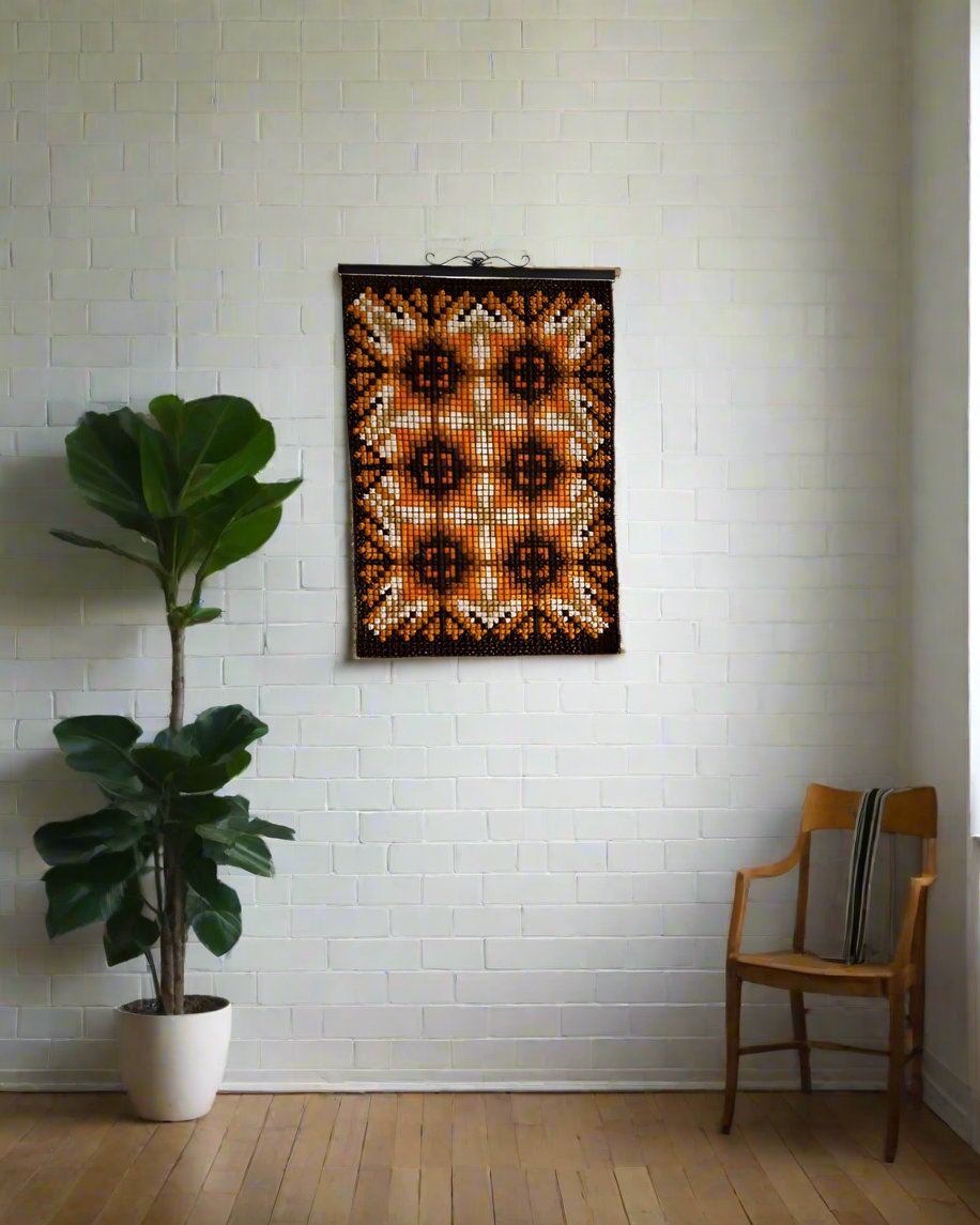 Norwegian Wool Tapestry Wall Hanging