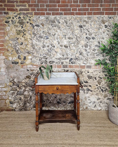 Victorian Marble Dressing Table / Washstand