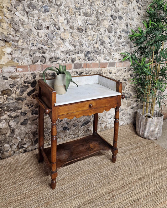 Victorian Marble Dressing Table / Washstand