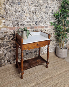 Victorian Marble Dressing Table / Washstand