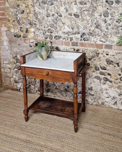 Victorian Marble Dressing Table / Washstand