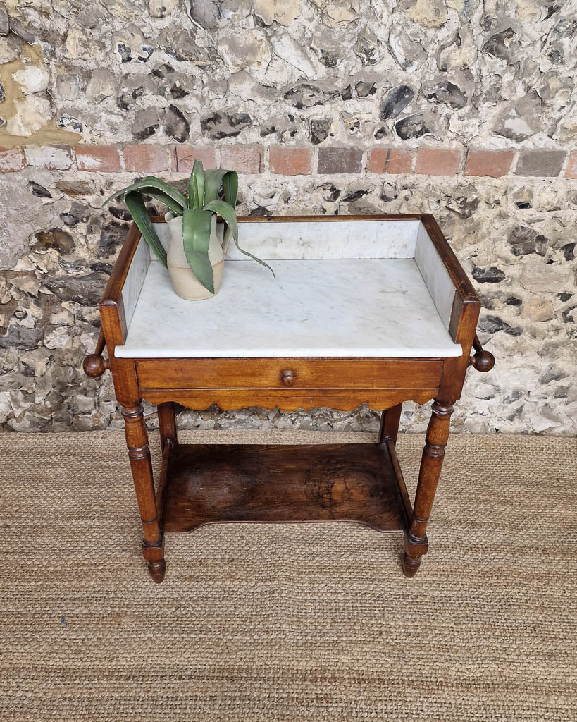 Victorian Marble Dressing Table / Washstand