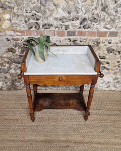 Victorian Marble Dressing Table / Washstand