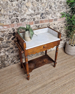 Victorian Marble Dressing Table / Washstand