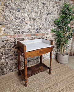 Victorian Marble Dressing Table / Washstand