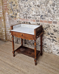 Victorian Marble Dressing Table / Washstand