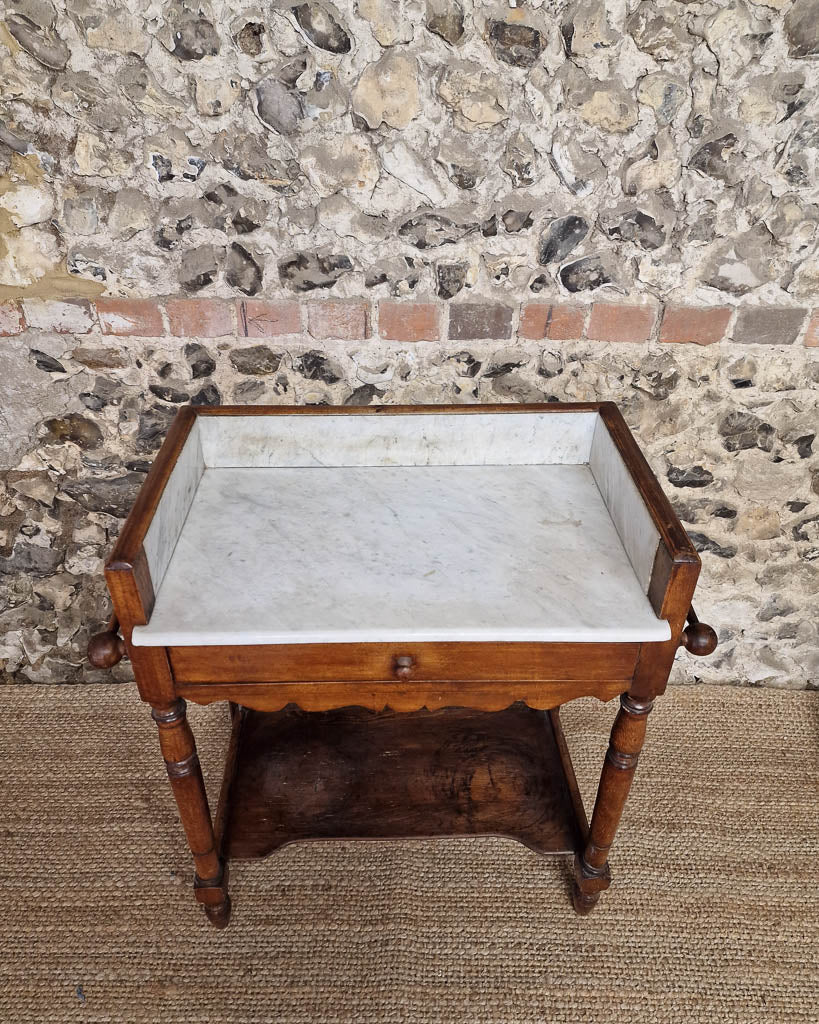 Victorian Marble Dressing Table / Washstand