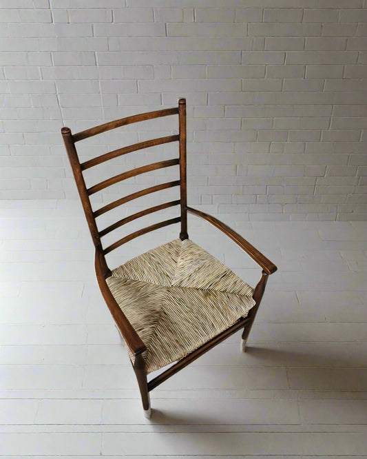 Arts & Craft Low Fireside Chairs & Foot Stool