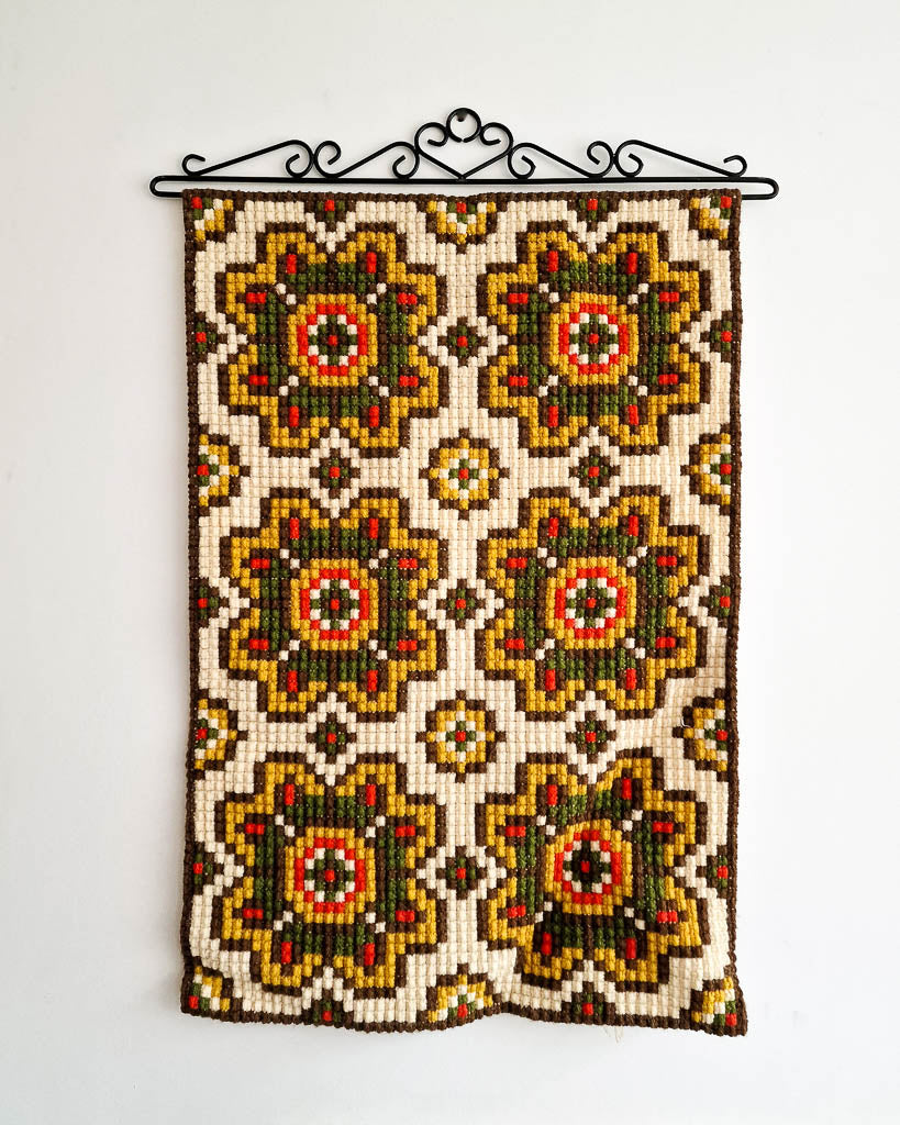 Norwegian Wool Tapestry Wall Hanging