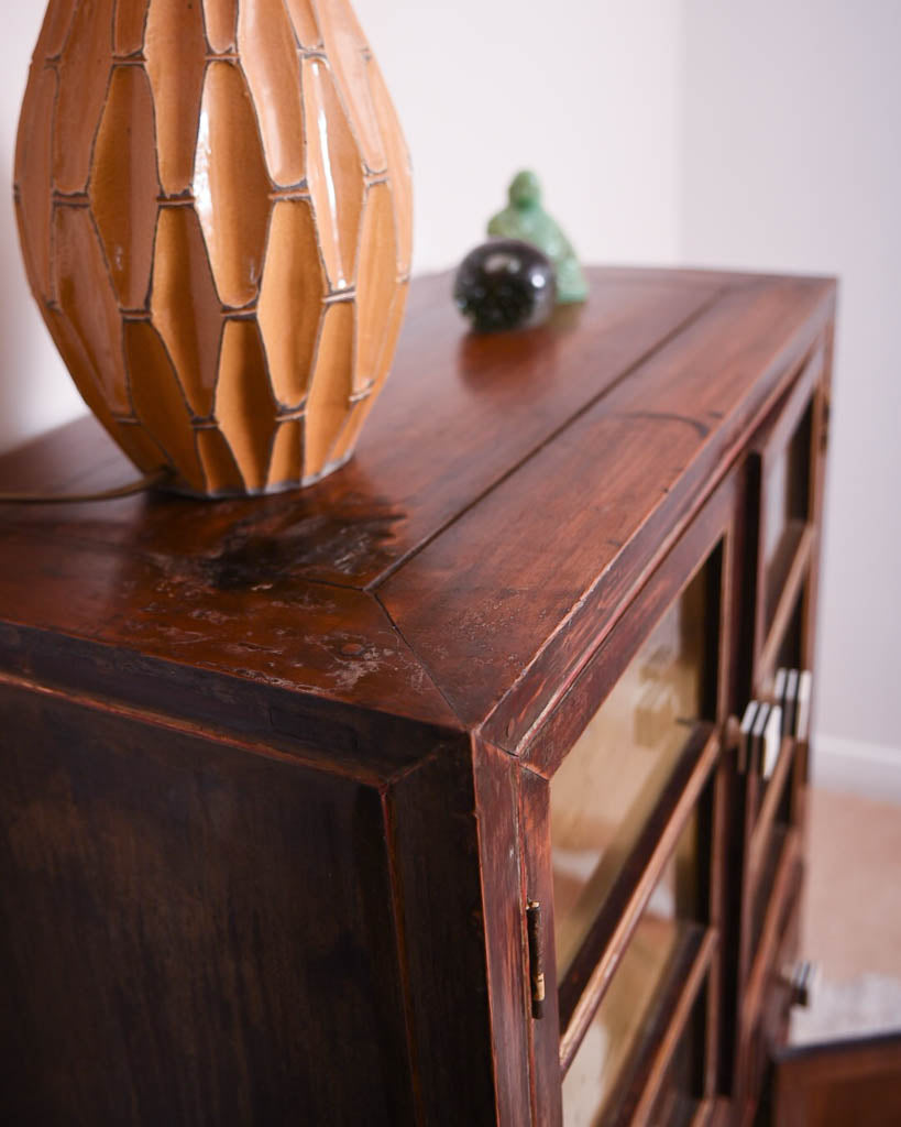 Vintage Indian Teak Cabinet